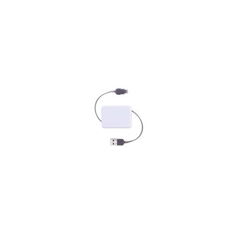 Cable Scosche Retractil Lightning Blanco - Envío Gratuito