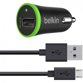 Cargador Auto-Micro Belkin con Cable 10W 2.1Amp - Envío Gratuito