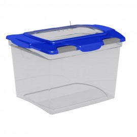 Baul Kendy 90 Litros Tapa Gris - Envío Gratuito