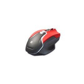 Mouse Case Logic Alambrico Negro con Rojo - Envío Gratuito