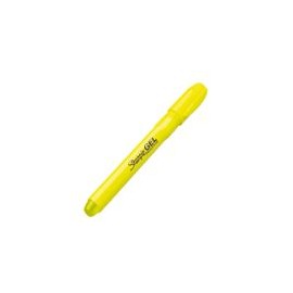 MARCA TEXTOS EN GEL COLOR AMARILLO PUNTA CINCEL 2 PIEZAS - Envío Gratuito