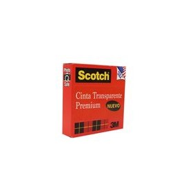 Cinta Scotch transparente premium medida 12mm x 33m - Envío Gratuito