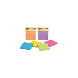 NOTAS ADHESIVAS NEON 6 BLOCKS DE 100H C/U - Notas Adhesivas OfficeMax Neon 6 Blocks De 100H - Envío Gratuito