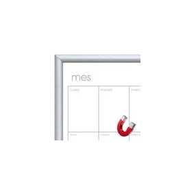 Pintarron Alfra Metálica Blanco Calendarizado 40x60 cm - Envío Gratuito