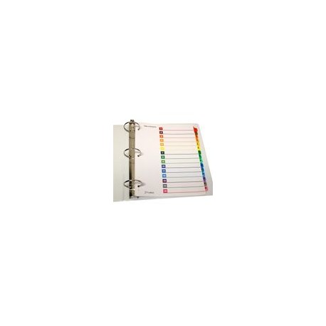 SEPARADOR 15 DIVISIONES PESTANAS MULTICOLOR ONESTEP - Envío Gratuito